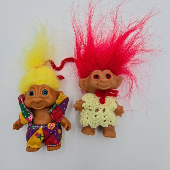 Vintage Troll Doll Lot Of 14 Forest Troll Dan 1986 Soma Dolls Read - Picture 14 of 16